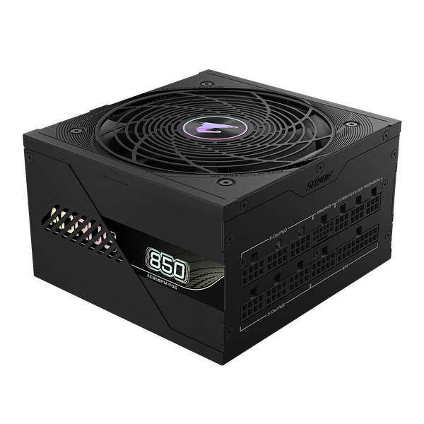 Nguồn máy tính GIGABYTE GP-AE850PM PG5 850W/80 Plus Platinum/Fully modular/ATX 3.0/PCIeG5/ĐEN