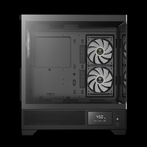 Case Gamdias ATLAS M1 ARGB - Kèm 3 Fan PWM ARGB Syncmain có Controller Hub 6 Slot