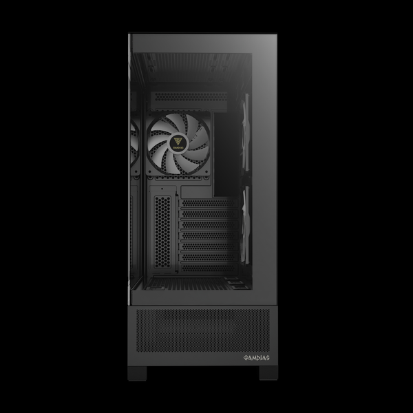 Case Gamdias ATLAS M1 ARGB - Kèm 3 Fan PWM ARGB Syncmain có Controller Hub 6 Slot