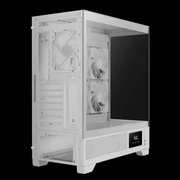 Case Gamdias ATLAS M1 ARGB - Kèm 3 Fan PWM ARGB Syncmain có Controller Hub 6 Slot