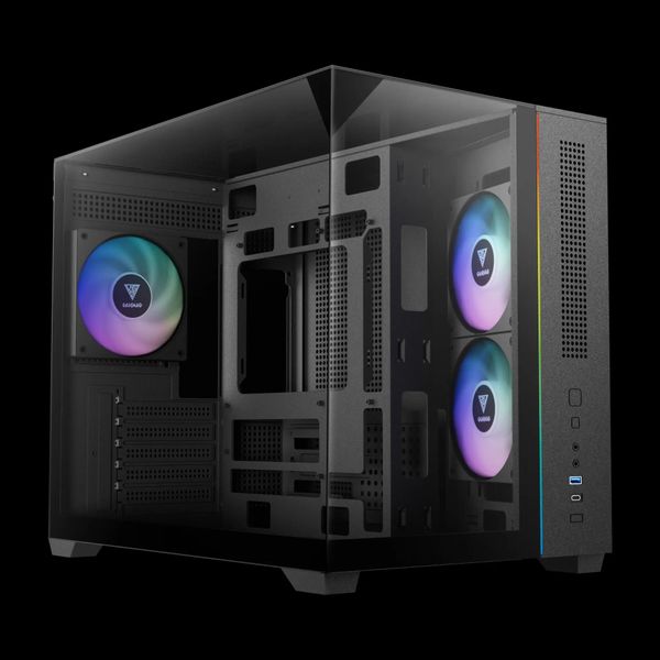 Case Gamdias ATLAS M3M - Kèm 3 Fan ARGB Syncmain có Controller Hub