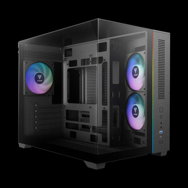 Case Gamdias ATLAS M3M - Kèm 3 Fan ARGB Syncmain có Controller Hub