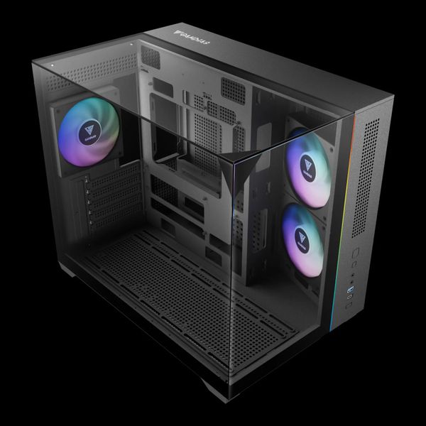 Case Gamdias ATLAS M3M - Kèm 3 Fan ARGB Syncmain có Controller Hub