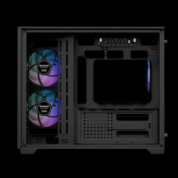 Case Gamdias ATLAS M3M - Kèm 3 Fan ARGB Syncmain có Controller Hub