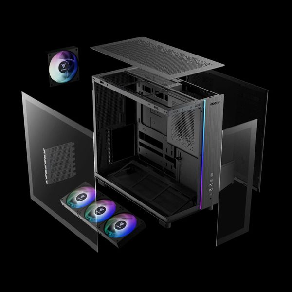 Case Gamdias ATLAS M4 - Kèm 4 Fan ARGB syncmain