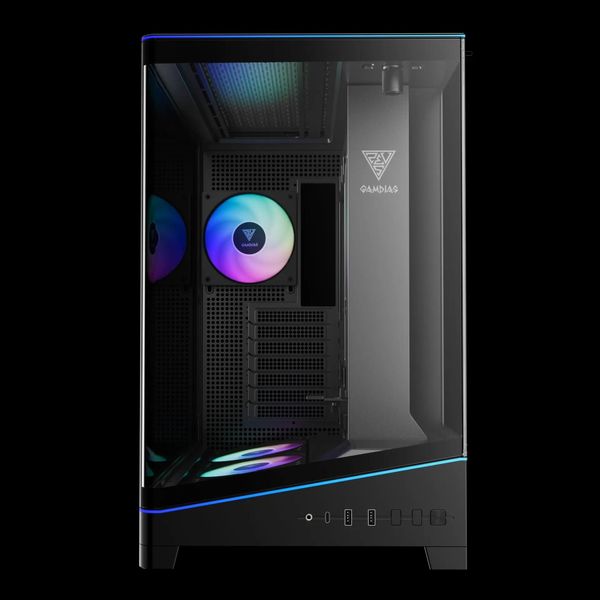 Case Gamdias ATLAS P6 CG - Kèm 4 Fan ARGB syncmain