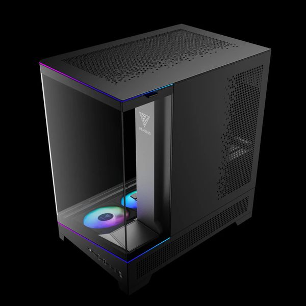 Case Gamdias ATLAS P6 CG - Kèm 4 Fan ARGB syncmain