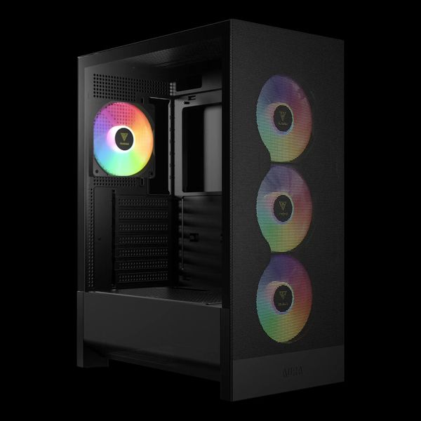 Case Gamdias Aura GC15 ARGB - Kèm 4 Fan ARGB syncmain