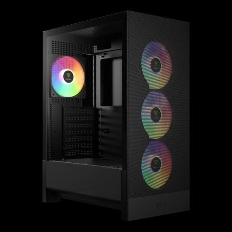 Case Gamdias Aura GC15 ARGB - Kèm 4 Fan ARGB syncmain