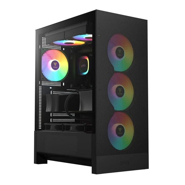 Case Gamdias Aura GC15 ARGB - Kèm 4 Fan ARGB syncmain
