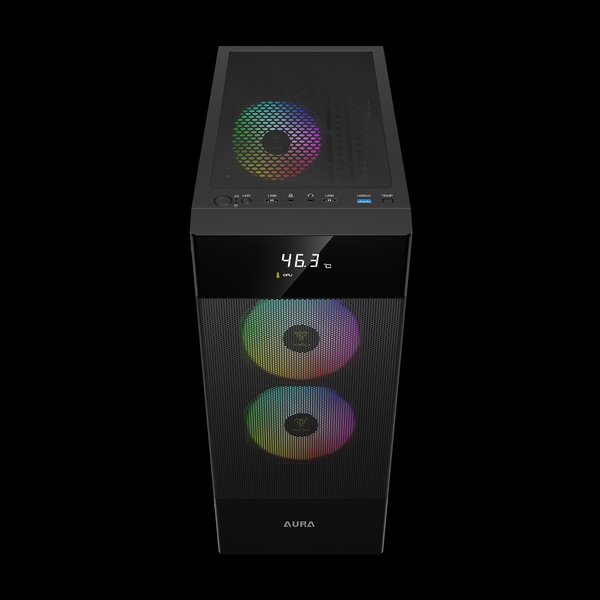 Case Gamdias AURA GC5 ARGB Black