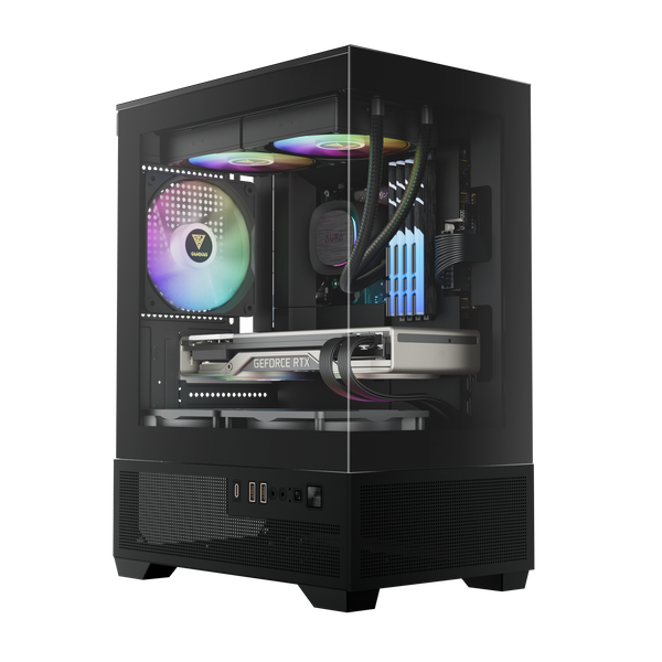 Case Gamdias AURA GC9M Elite ARGB Black