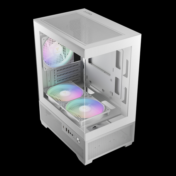 Case Gamdias AURA GC9M Elite ARGB White