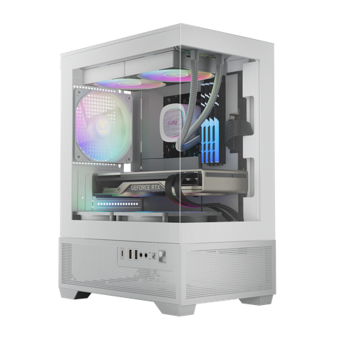 Case Gamdias AURA GC9M Elite ARGB White