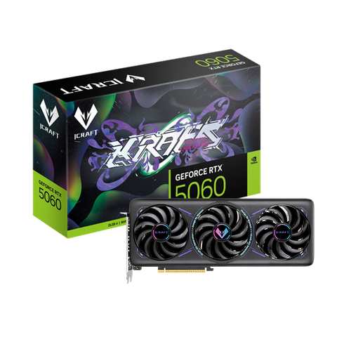 Card Màn Hình MAXSUN RTX 5060 iCraft ARGB OC 8GB GDDR7