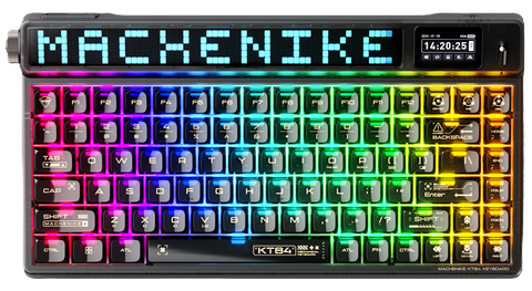 Bàn phím Machenike KT84-B84W Smart Screen Tri-mode