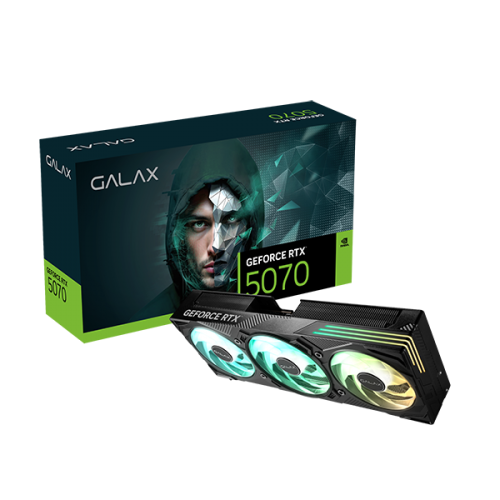 VGA GALAX GeForce RTX 5070 EX Gamer 1-Click OC 12GB GDDR7 Black