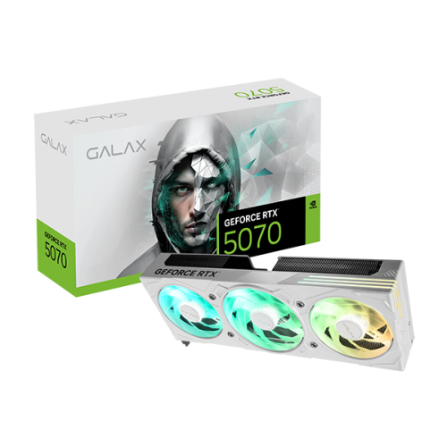 VGA GALAX GeForce RTX 5070 EX Gamer 1-Click OC 12GB GDDR7 White