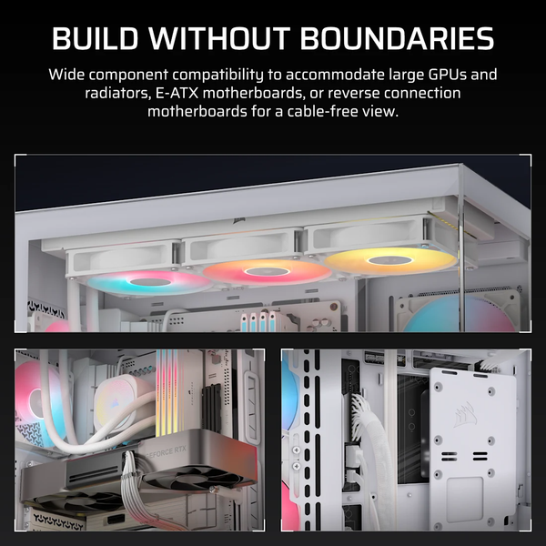 Vỏ máy tính Corsair 3500X RS-R ARGB Tempered Glass Mid-Tower, White CC-9011323-WW