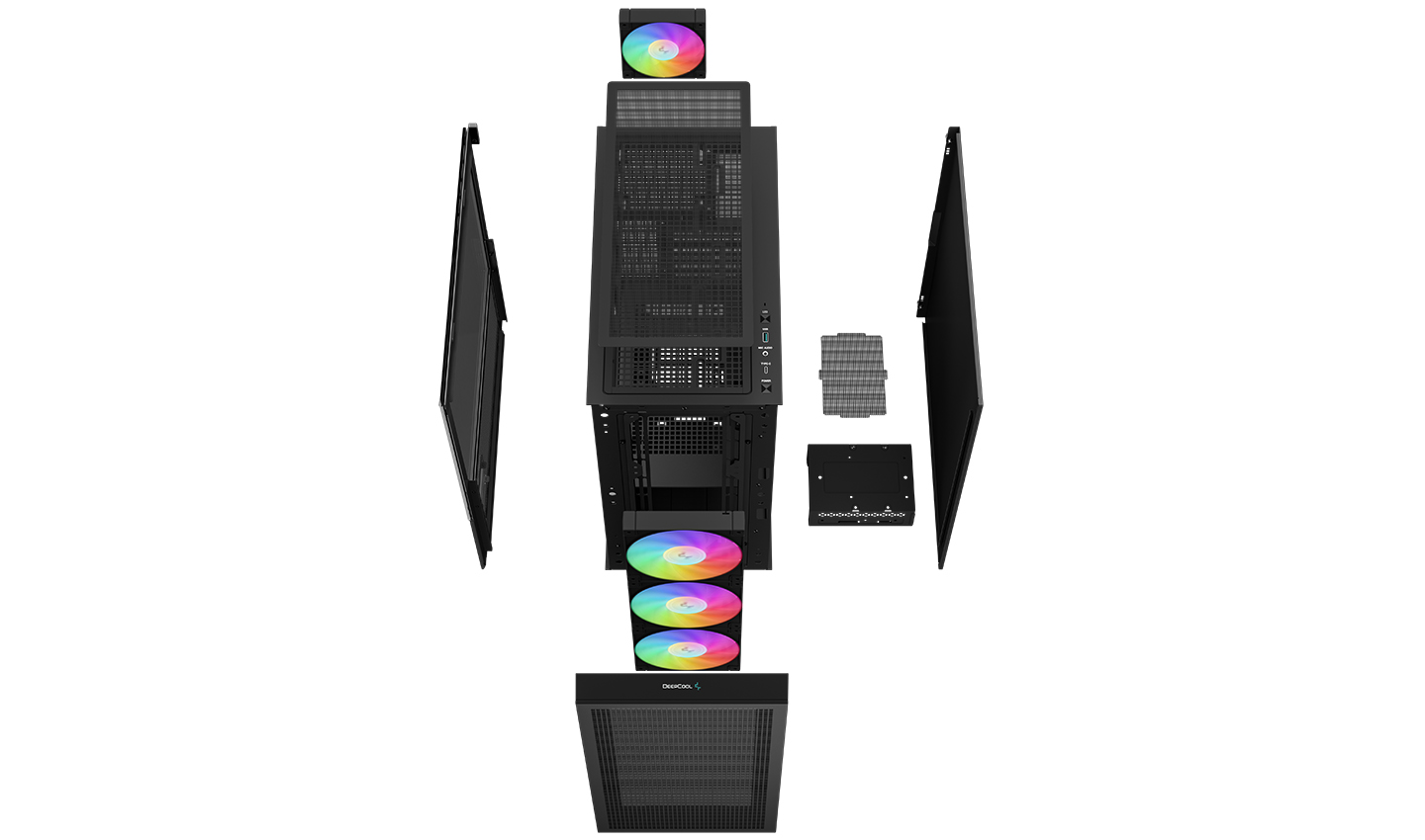 Case Deepcool CH560 DIGITAL Mid-tower ATX ARGB - Black - 4F