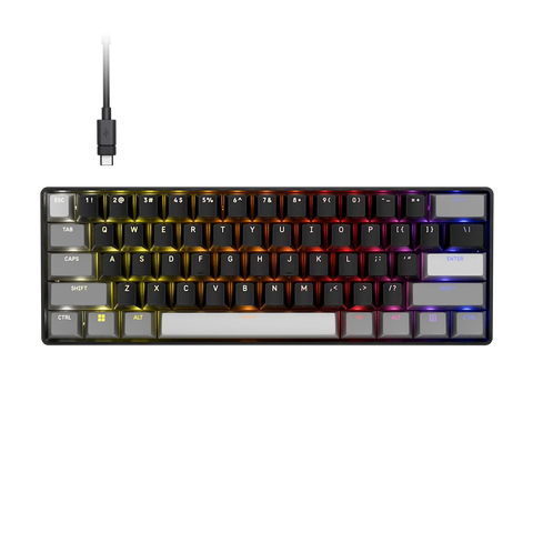 Bàn phím Corsair CLIPPER PRO MINI 60-CORE-BLK RGB CH-979101J-NA