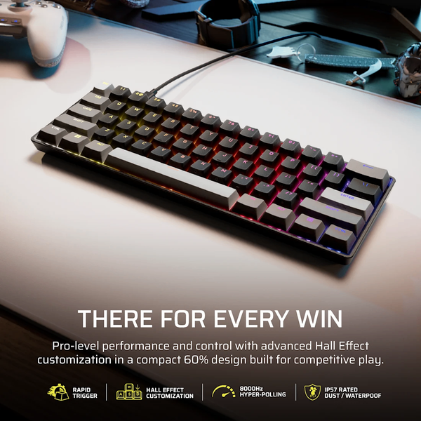 Bàn phím Corsair CLIPPER PRO MINI 60-CORE-BLK RGB CH-979101J-NA