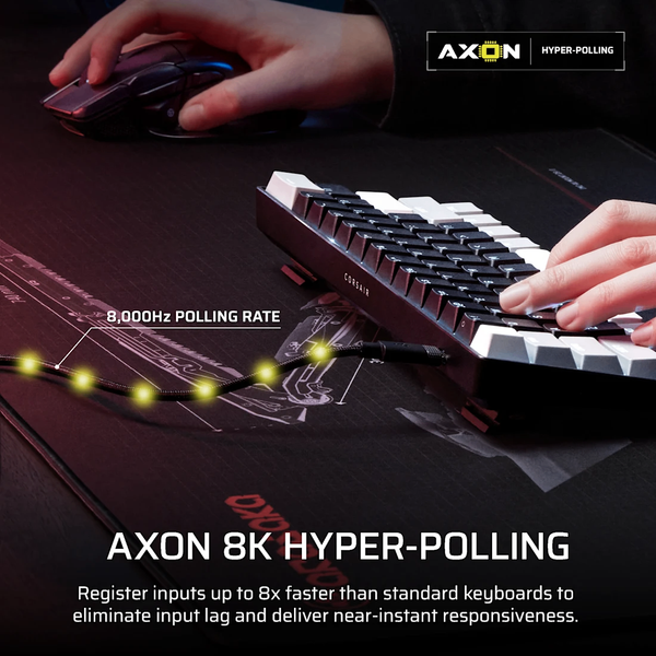 Bàn phím Corsair CLIPPER PRO MINI 60-CORE-BLK RGB CH-979101J-NA
