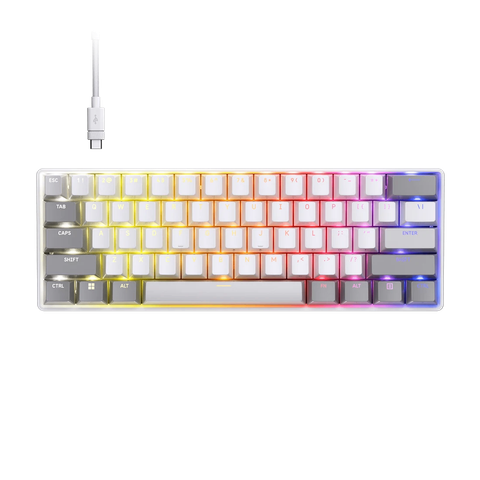 Bàn phím Corsair CLIPPER PRO MINI 60-CORE-WHT RGB CH-979111J-NA