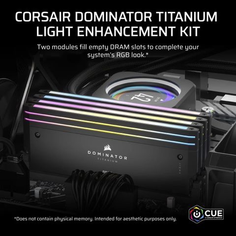 Kit LED Corsair DDR5, DOMINATOR TITANIUM Light Enhancement Kit, RGB LED, Heatsink