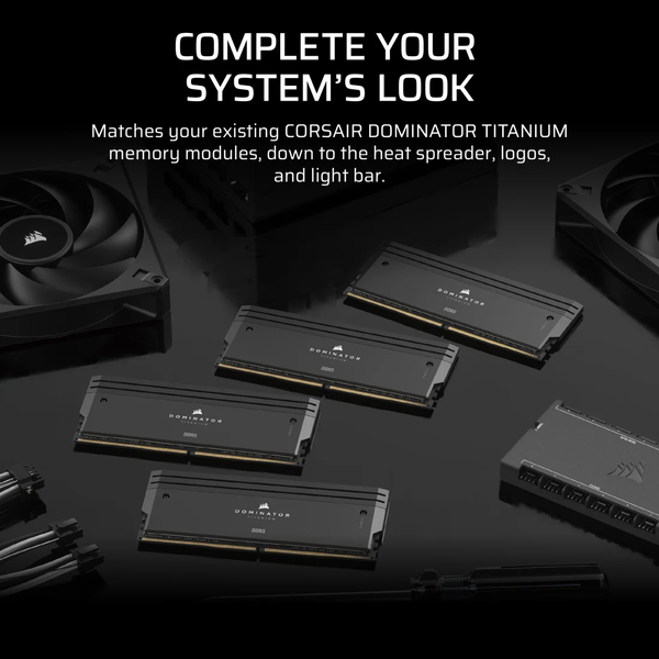 Kit LED Corsair DDR5, DOMINATOR TITANIUM Light Enhancement Kit, RGB LED, Heatsink