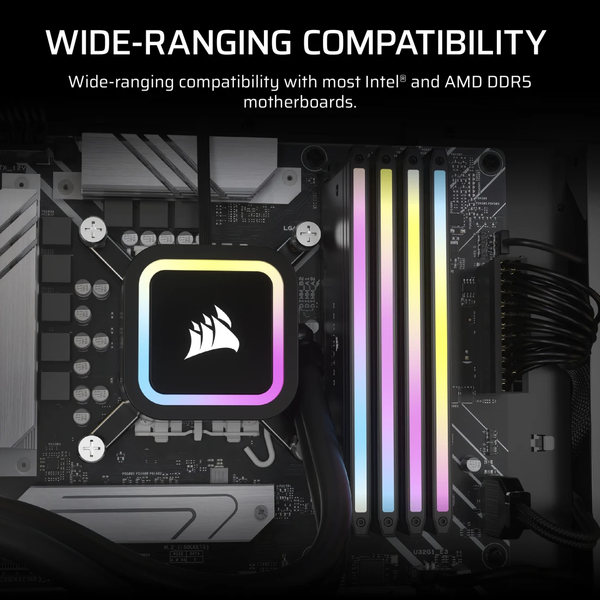 Kit LED Corsair DDR5, DOMINATOR TITANIUM Light Enhancement Kit, RGB LED, Heatsink