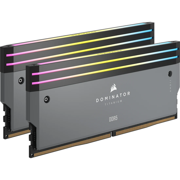 Ram PC Corsair DDR5 6000MT/s 96GB 2x48GB XMP 3.0 DOMINATOR TITANIUM Grey for AMD CMP96GX5M2B6000Z30