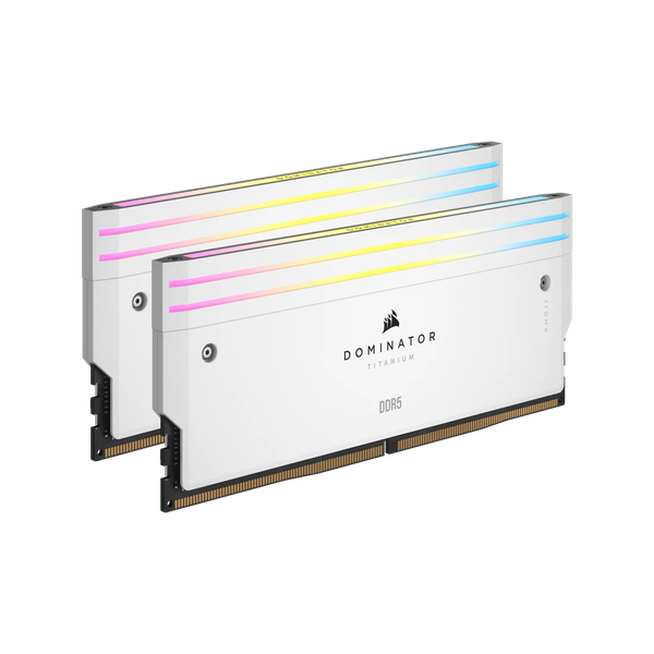 Ram PC Corsair DDR5 6000MT/s 96GB 2x48GB XMP 3.0 DOMINATOR TITANIUM White for AMD CMP96GX5M2B6000Z30W