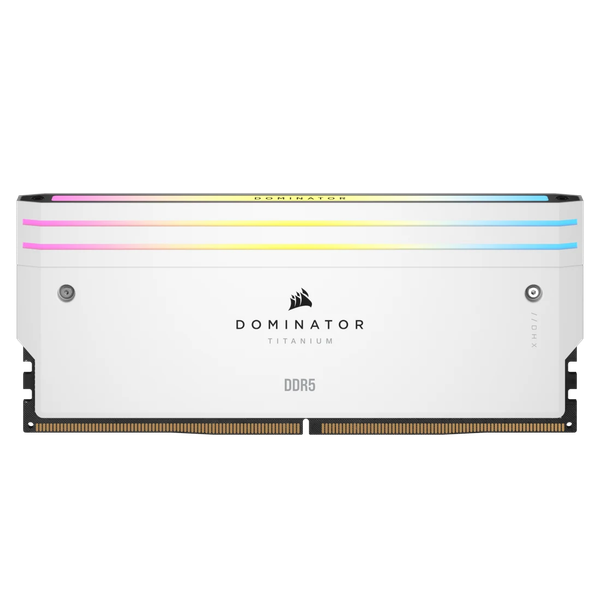 Ram PC Corsair DDR5 6000MT/s 64GB 2x32GB XMP 3.0 DOMINATOR TITANIUM White for AMD CMP64GX5M2B6000Z30W