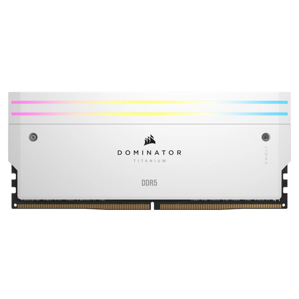 Ram PC Corsair DDR5 6000MT/s 64GB 2x32GB XMP 3.0 DOMINATOR TITANIUM White for AMD CMP64GX5M2B6000Z30W