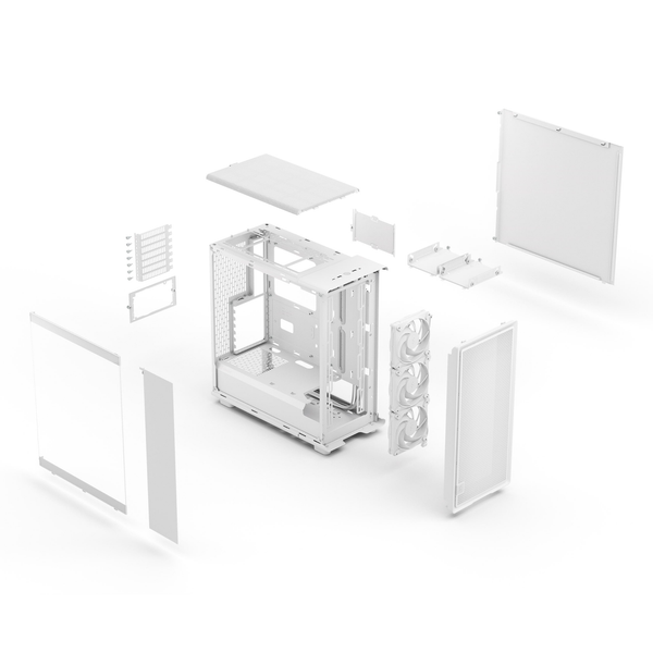 Case Fractal Design Epoch White TG Clear tint FD-C-EPO1A-03