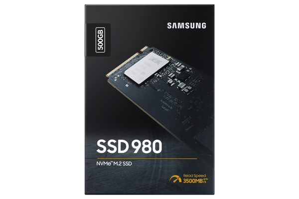 SSD Samsung 980 500GB M.2 NVMe PCIe Gen3x4 MLC NAND MZ-V8V500BW
