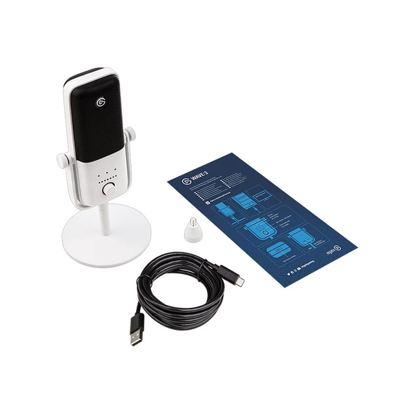 Microphone Elgato Wave:3 MK.2 White 10MAO9911