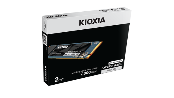 SSD Kioxia Exceria Basic 2TB NVMe PCIe Gen4 x4 R7300 W6800 LSF10Z002TG8