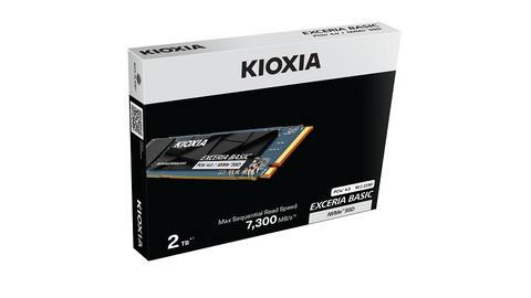 SSD Kioxia Exceria Basic 2TB NVMe PCIe Gen4 x4 R7300 W6800 LSF10Z002TG8