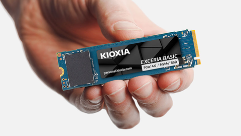 SSD Kioxia Exceria Basic 1TB NVMe PCIe Gen4 x4 R7200 W6500 LSF10Z001TG8