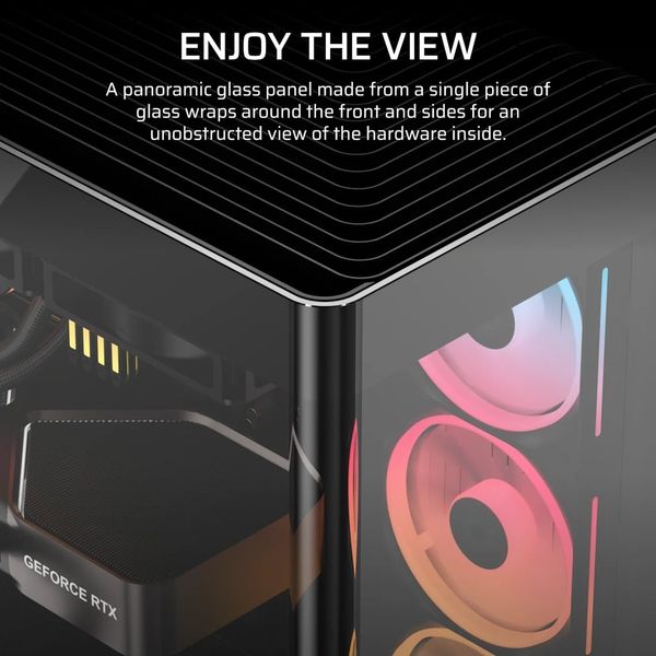 Vỏ máy tính Corsair FRAME 4500X LX-R RGB iCUE LINK Panoramic