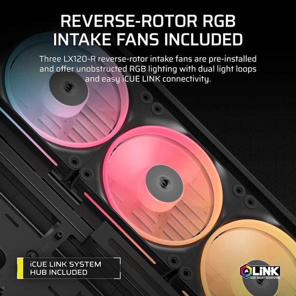 Vỏ máy tính Corsair FRAME 4500X LX-R RGB iCUE LINK Panoramic