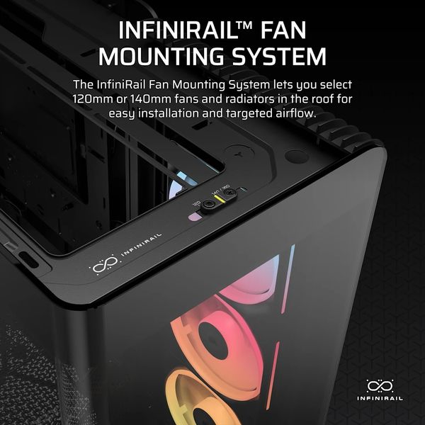 Vỏ máy tính Corsair FRAME 4500X LX-R RGB iCUE LINK Panoramic
