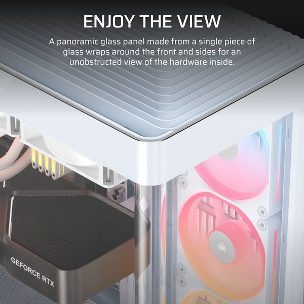 Vỏ máy tính Corsair FRAME 4500X LX-R RGB iCUE LINK Panoramic