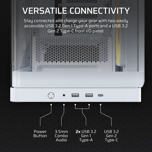 Vỏ máy tính Corsair FRAME 4500X LX-R RGB iCUE LINK Panoramic
