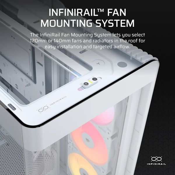 Vỏ máy tính Corsair FRAME 4500X RS-R ARGB Panoramic