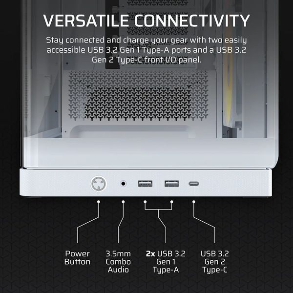 Vỏ máy tính Corsair FRAME 4500X RS-R ARGB Panoramic