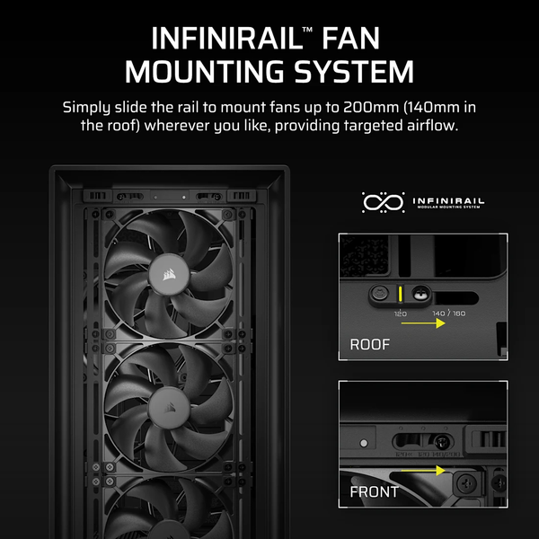 Vỏ máy tính Corsair FRAME 5000D RS Black CC-9011307-WW