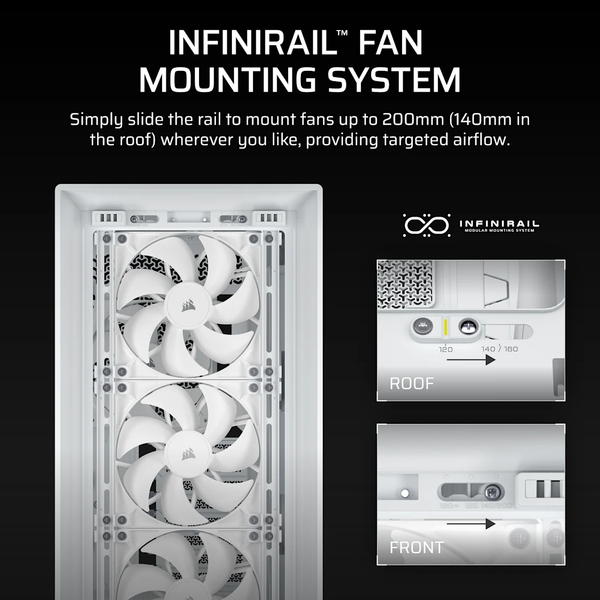 Vỏ máy tính Corsair FRAME 5000D RS White CC-9011308-WW